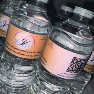 Bouteille de Cristaline personnalisée